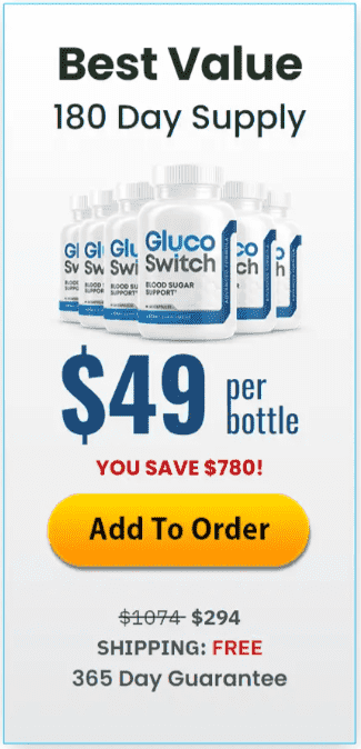 GlucoSwitch™ - 6 bottle